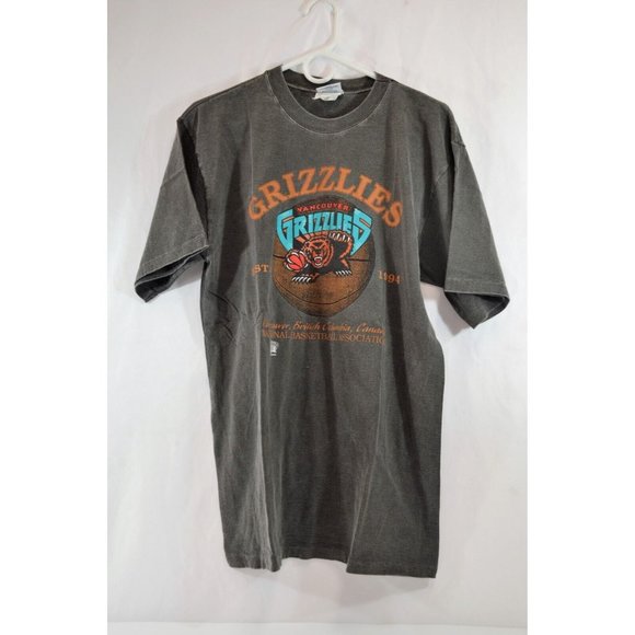 Waves Other - Vancouver Grizzlies Basketball NBA T-Shirt Mens XL Original Vtg Faded 1994